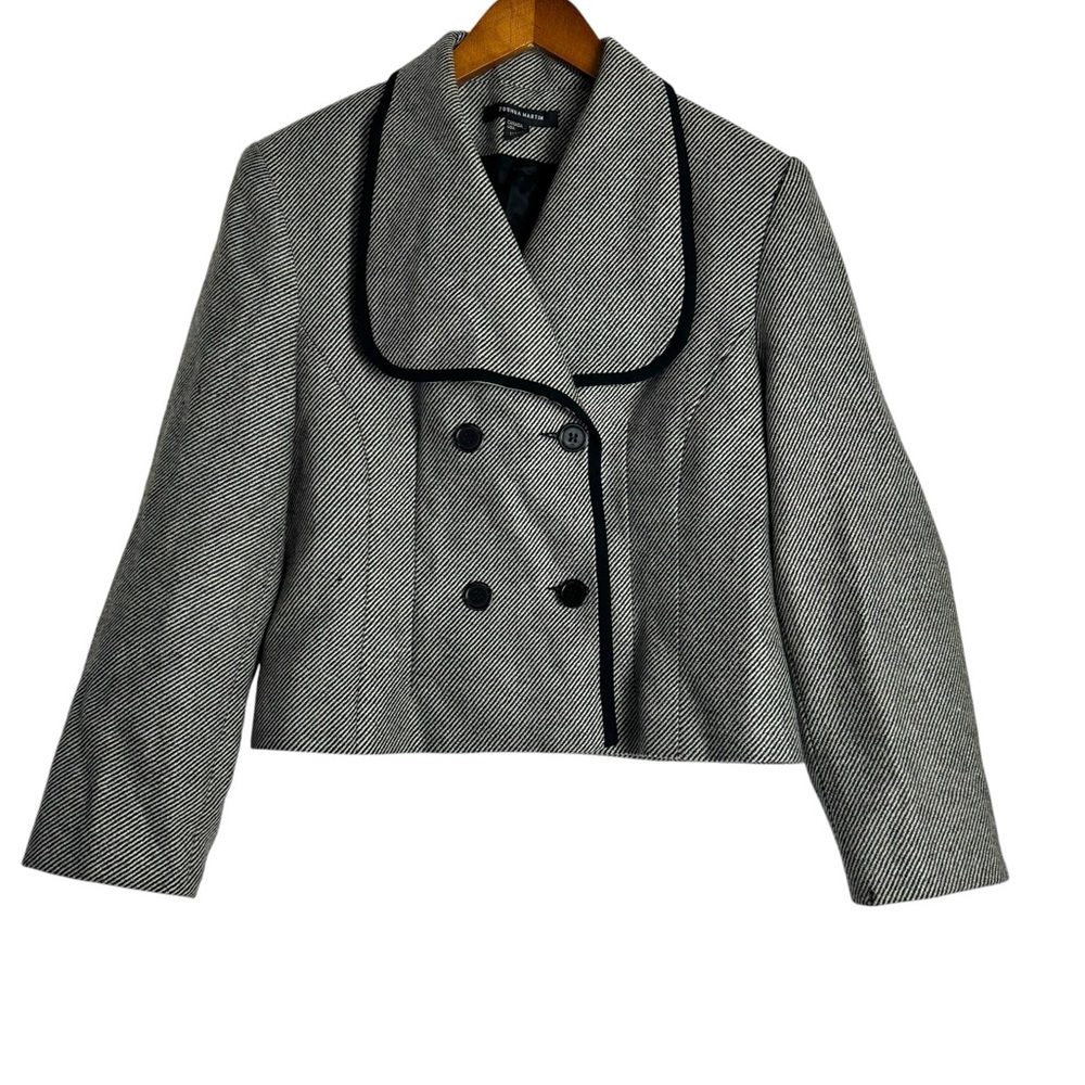 Joshua Martin Womens Wool Double Breasted Blazer Jacket